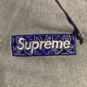 Supreme bandanna hoodie